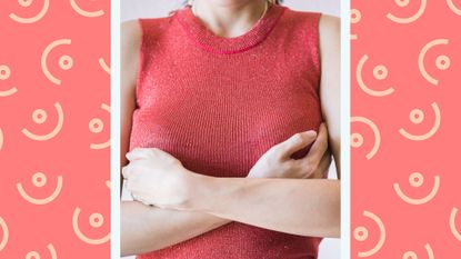 Midsection Of Woman Touching Breast While Suffering From Cancer While Standing Against Pink Background, Breast Cancer, Breast Cancer Questions