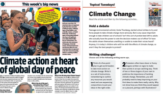 Image of a Topical Tuesday article about climate change