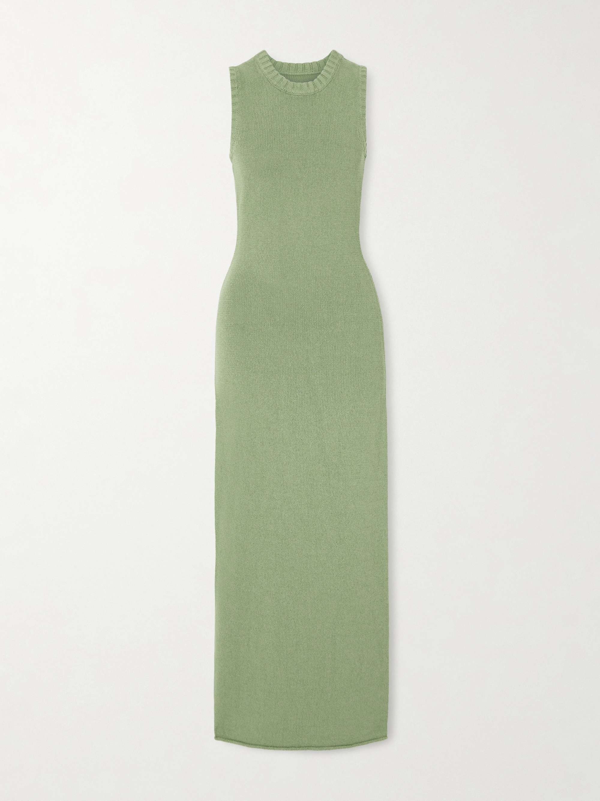 Lula Open-Back Knitted Maxi Dress