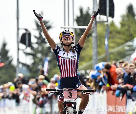 Kate Courtney (Specialized Racing) wins U23 women's race