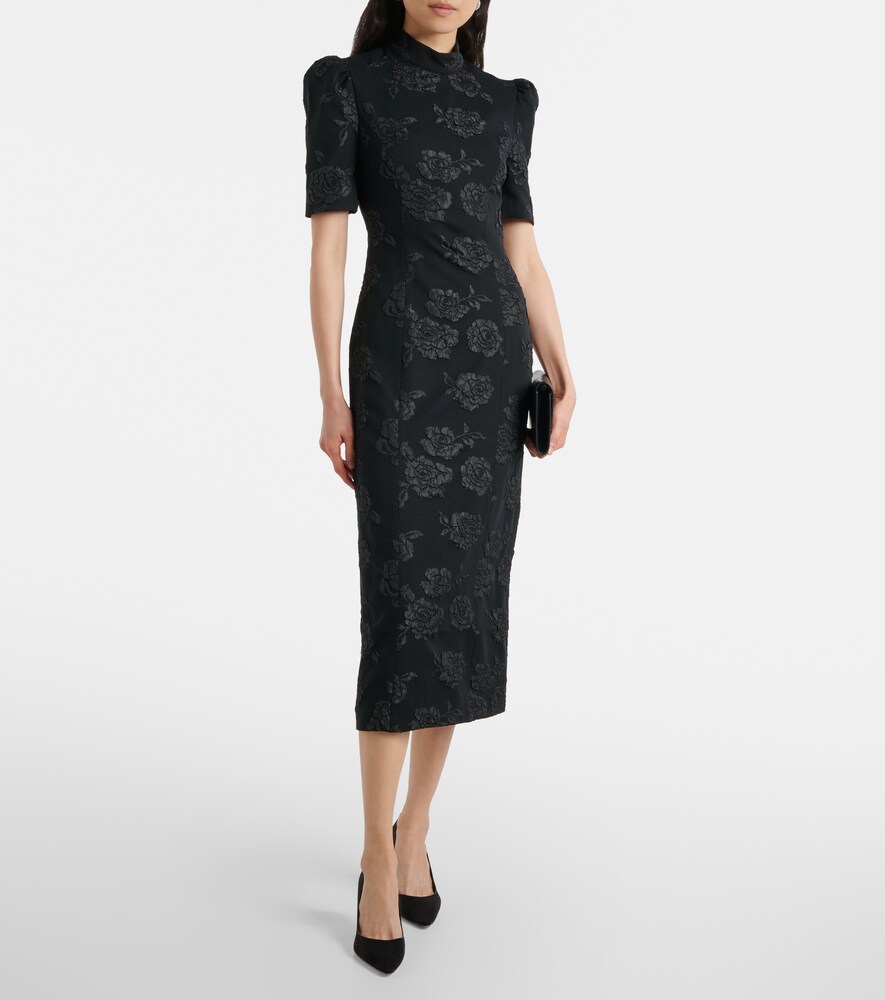 Jacquard Midi Dress