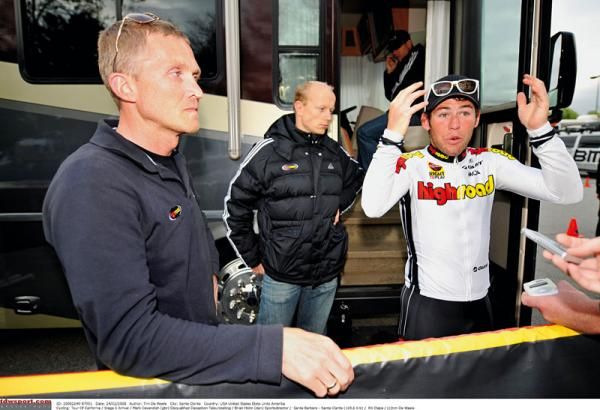 Tour of California 2008: Mark Cavendish was stripped of his stage 6 win for holding onto a car before the finish