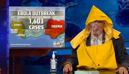 Jon Stewart wants you to calm down about the Ebola outbreak