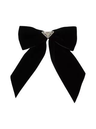 Velvet Bow Hair Clip