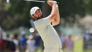 Scottie Scheffler takes a shot at the FedEx St. Jude Championship