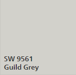 Light grey paint.