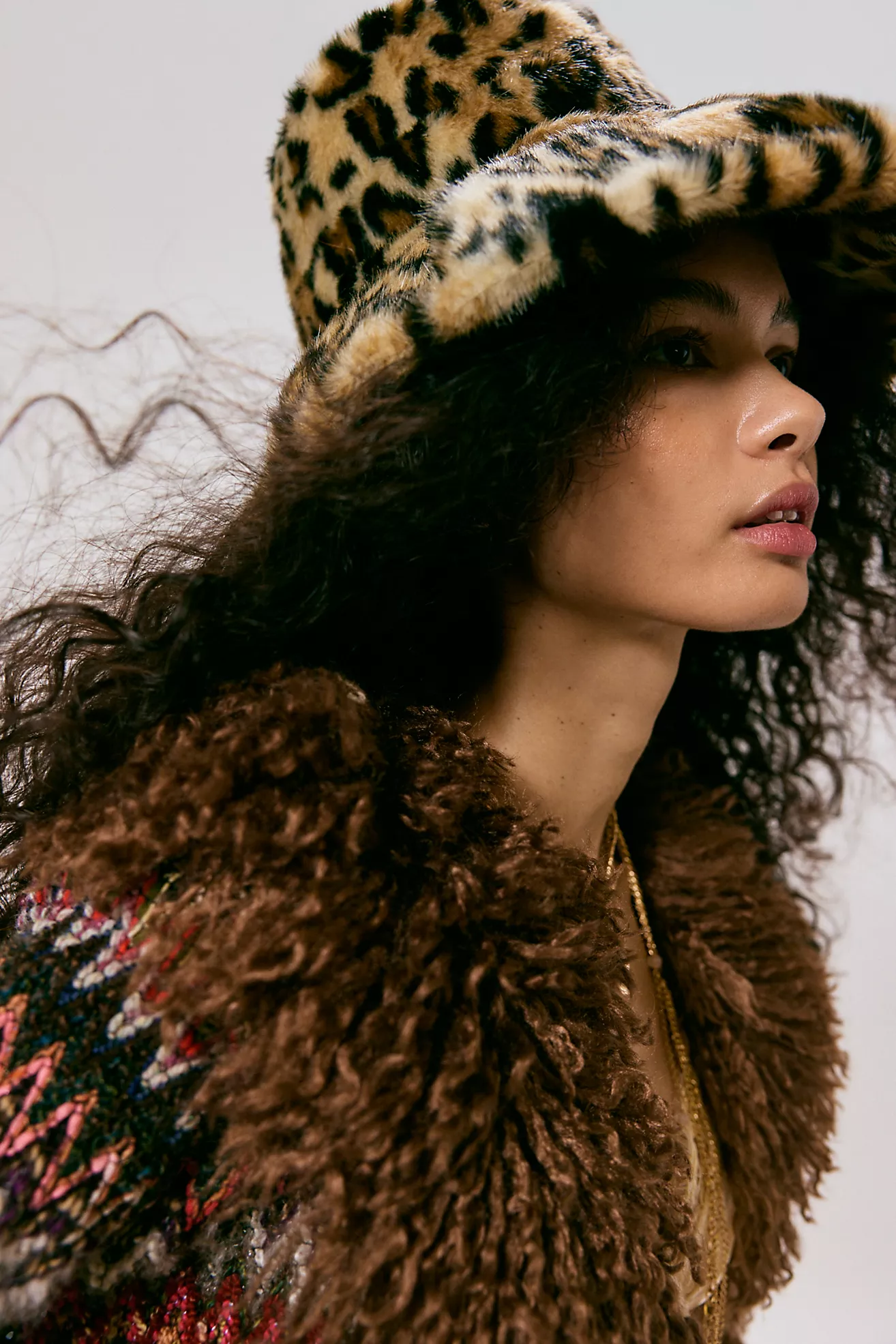 Anna Sui Leopard Hat