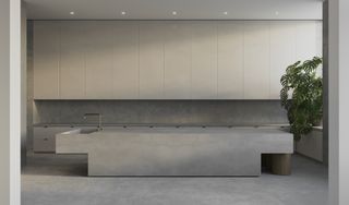 Modern plaster kitchen by Nainoa