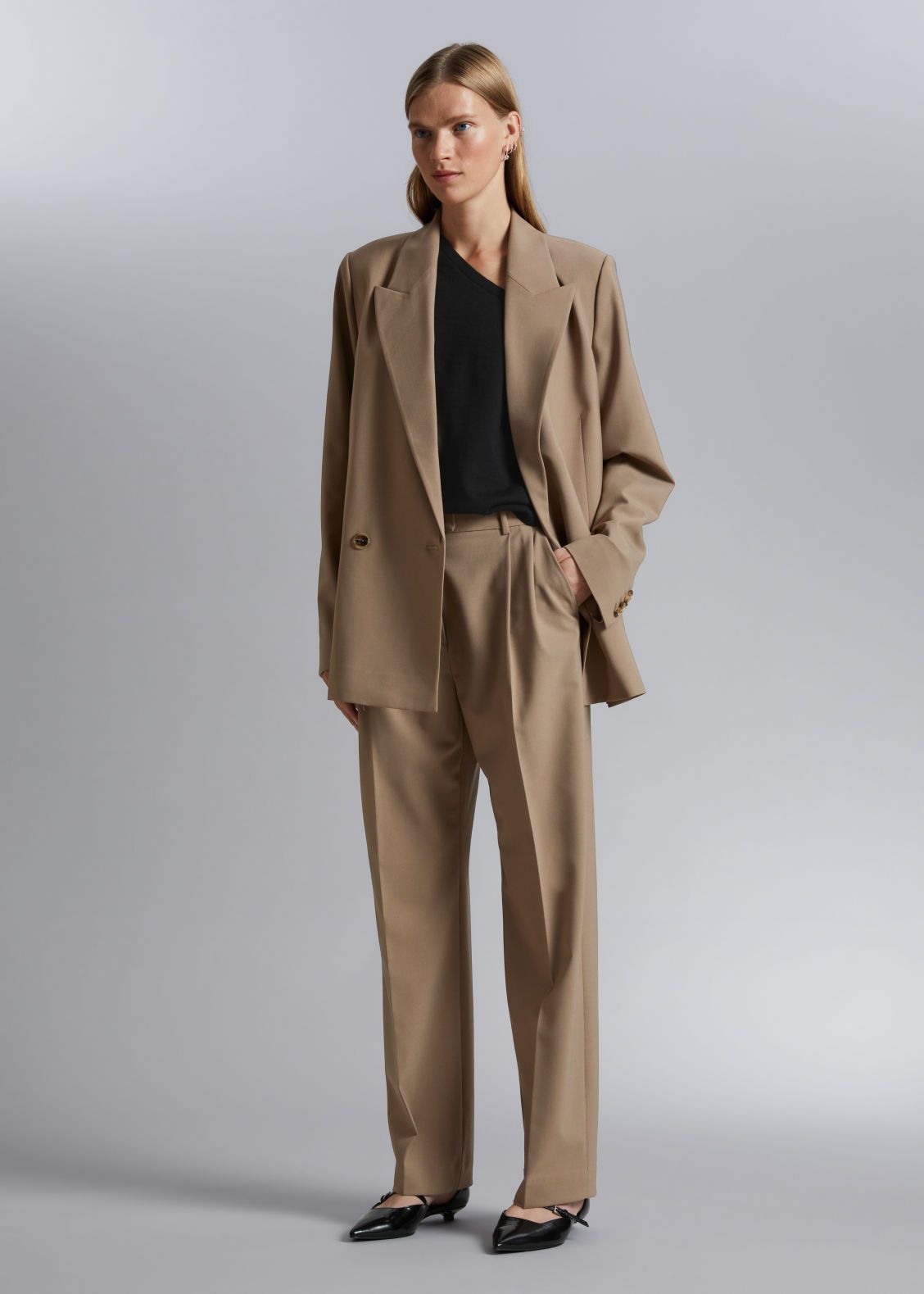 Relaxed Tailored Trousers