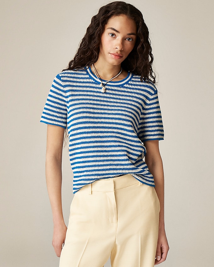 Crewneck T-Shirt in Stripe