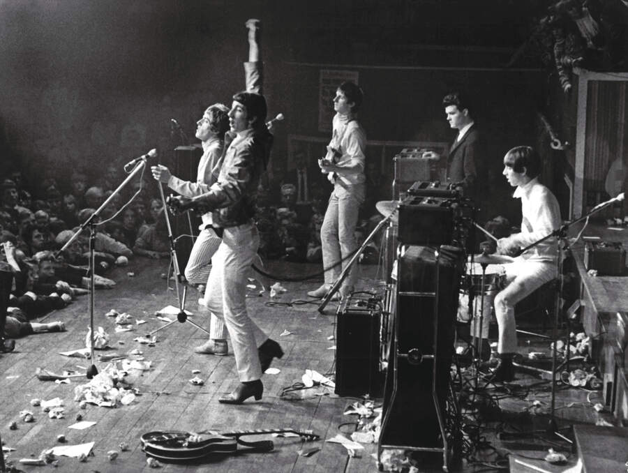 The British rock band The Who on September 26, 1965 in Copenhagen