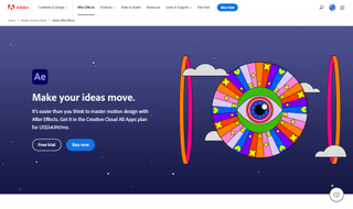 Adobe After Effects website screenshot