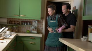 Vera Farmiga as 'Lorraine' and Patrick Wilson as 'Ed' in The Conjuring: Last Rites