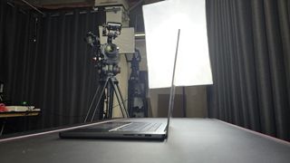 16-inch MacBook Pro with M4 Pro chip in a studio being used