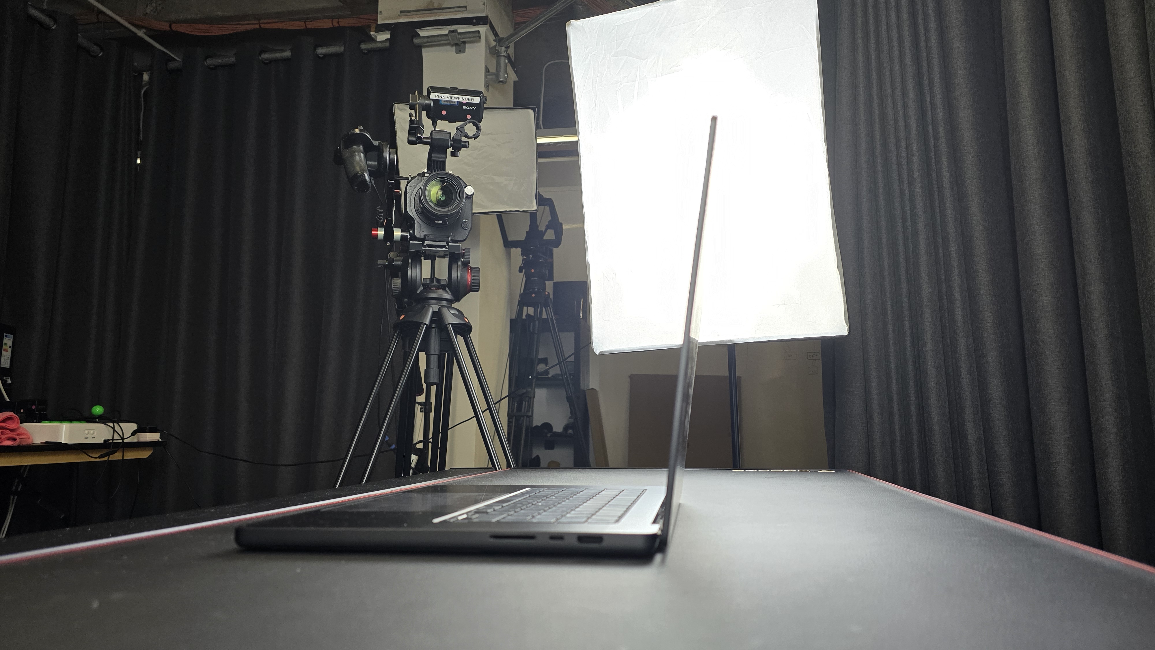 16-inch MacBook Pro with M4 Pro chip in a studio being used