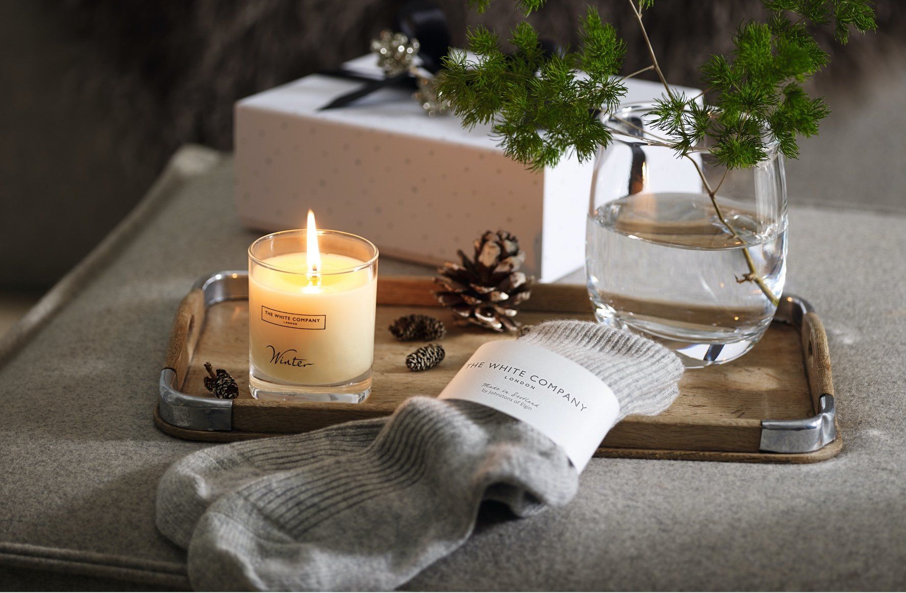 cashmere bed socks the white company