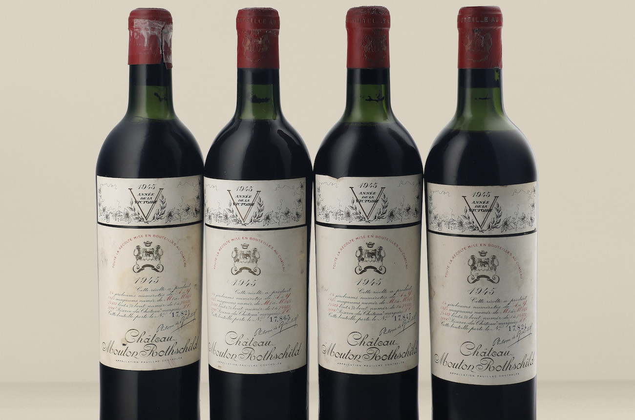 mouton rothschild 1945, bill koch wines at christie's