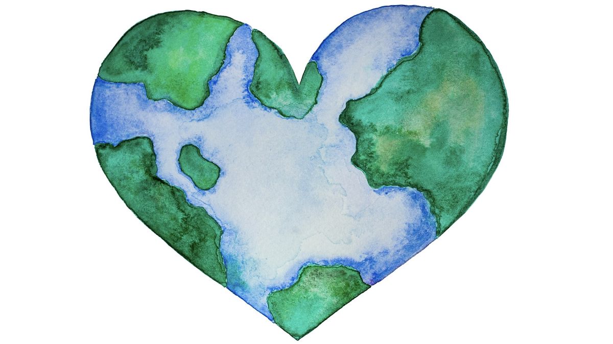 earth day heart