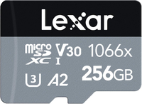 Lexar Professional 1066x microSDXC card (256GB): was $59.99