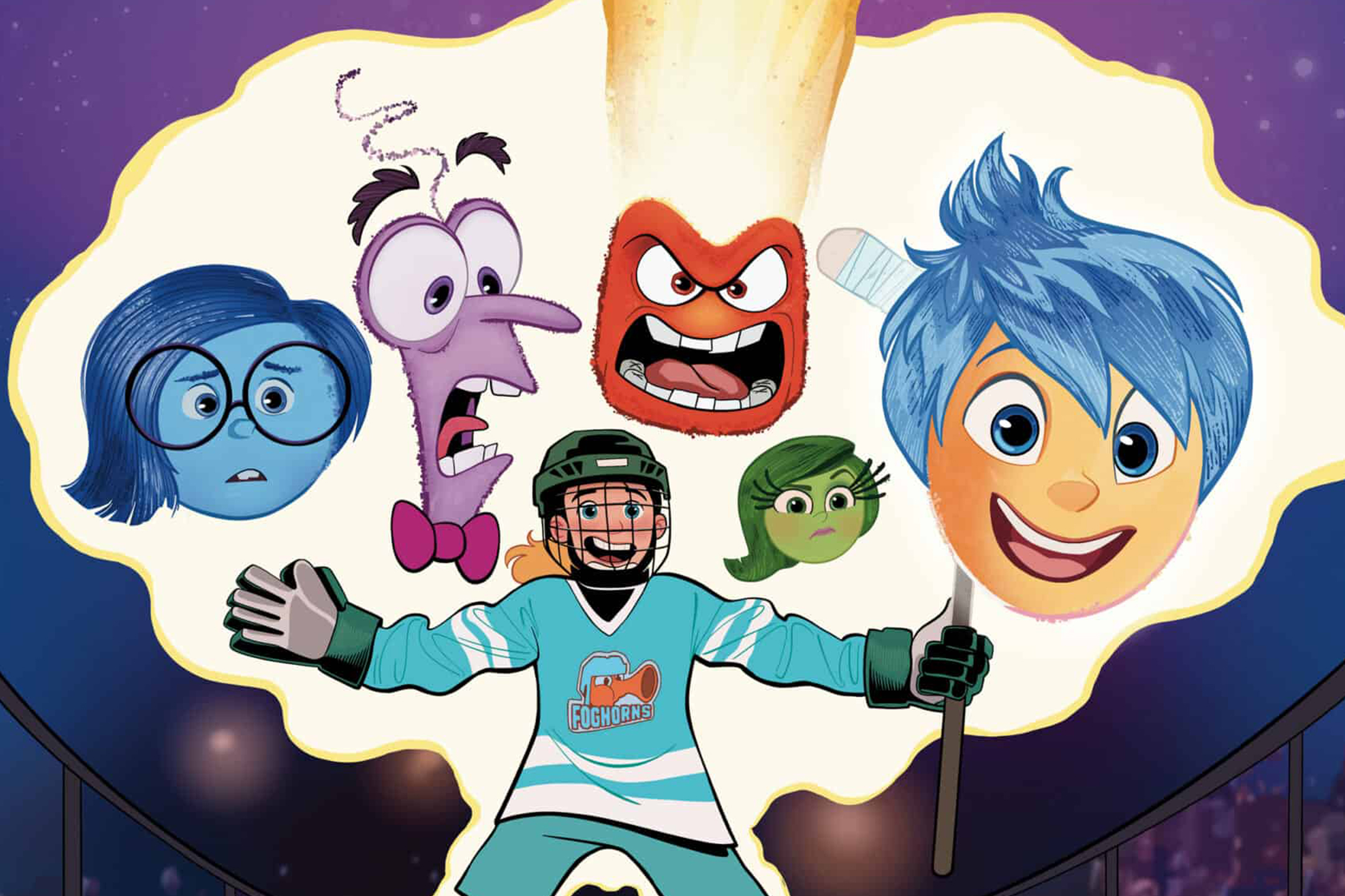 Marvel comic cover and Pixar anniversary cover variant