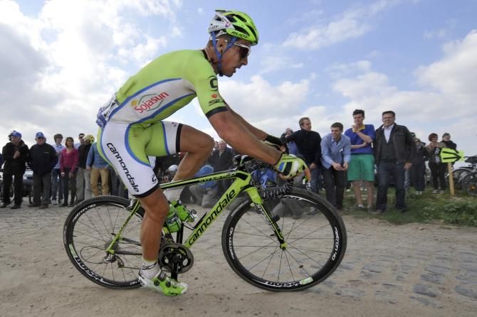 Peter Sagan (Cannondale) during his solo attack
