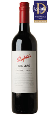 DWWA 2013 International Trophies, Penfolds Bin 389 Cabernet Shiraz