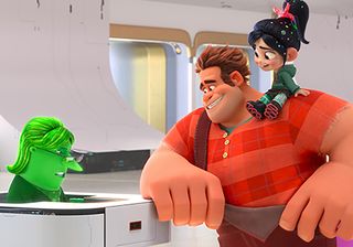 Ralph and Vanellope explore the big world wide web