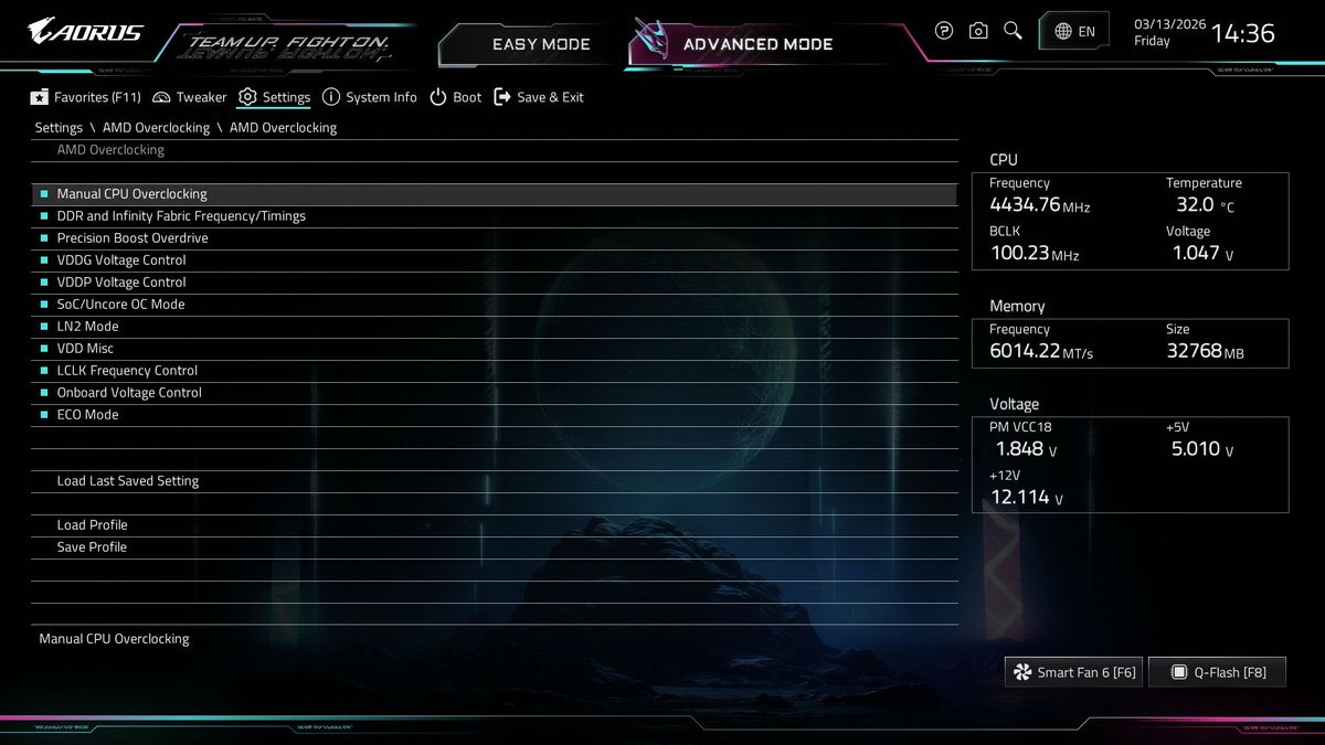 Gigabyte X870E Aorus Xtreme AI Top - BIOS