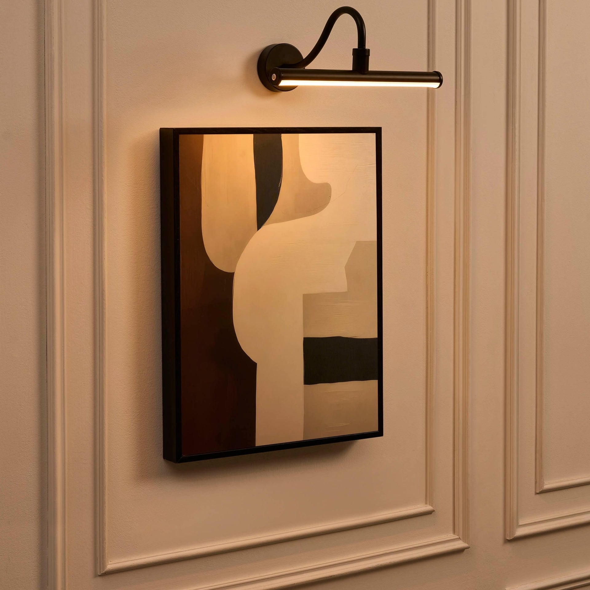 Bar Led Rechargeable Wall Light - Black
