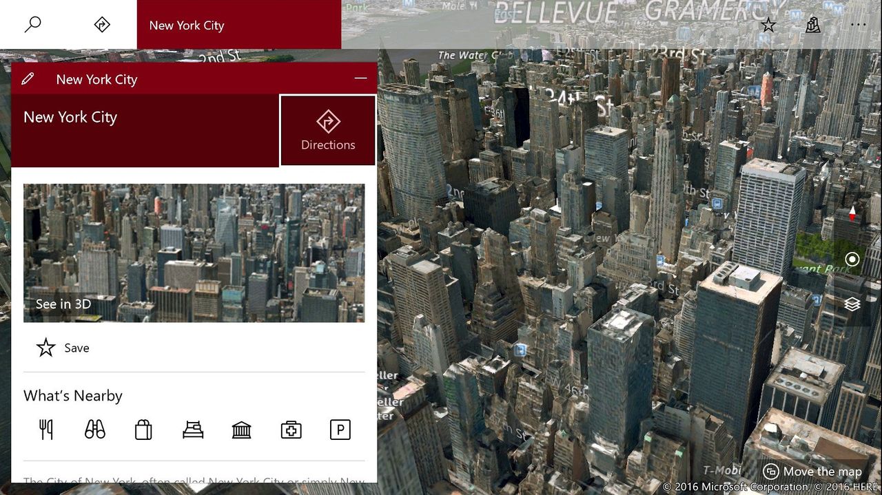 Windows Maps on Xbox One