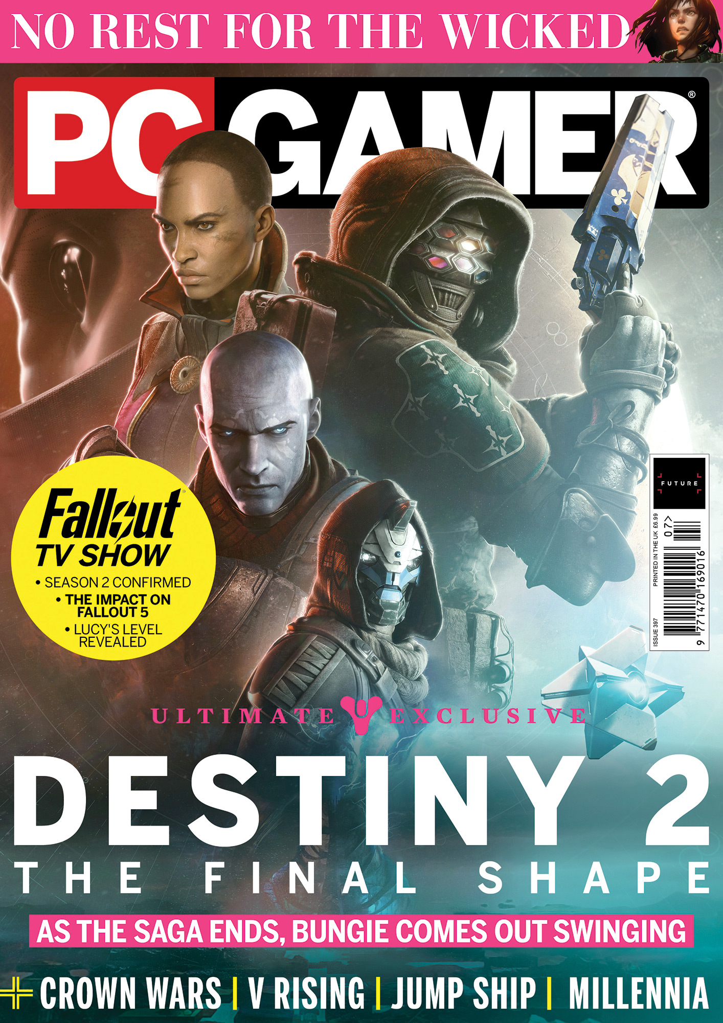 PC Gamer magazine Destiny 2: The Final Shape