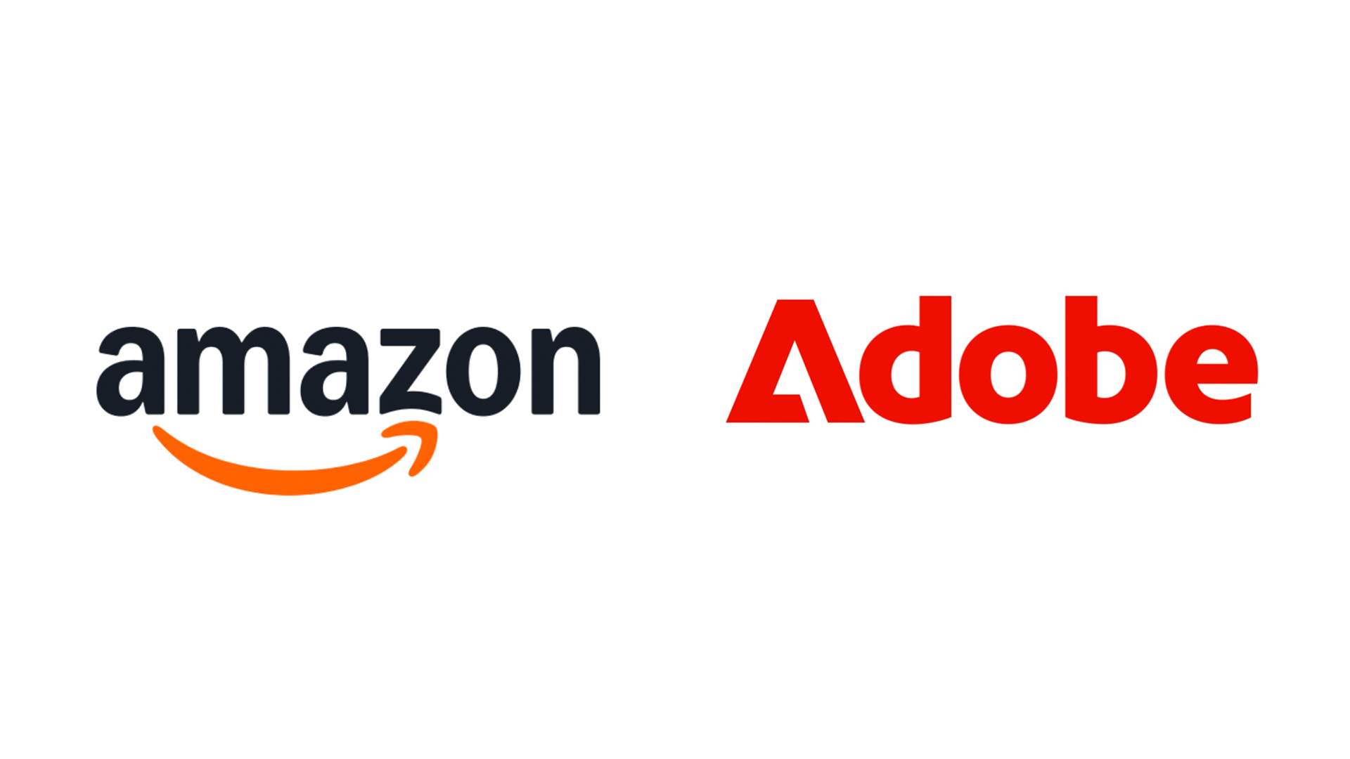 Amazon and Adobe logos