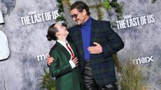 Bella Ramsey and Pedro Pascal attend the Los Angeles Premiere of HBO Original Series "The Last of Us" Season 2 at TCL Chinese Theater on March 24, 2025