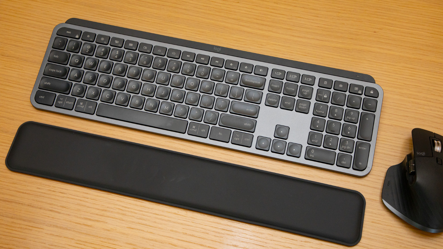 Logitech MX Keys Keyboard and MX Palm Rest Offer Low-Profile