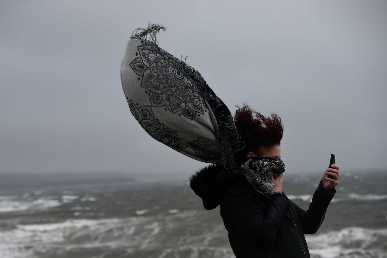 Storm Ophelia descends on Ireland.