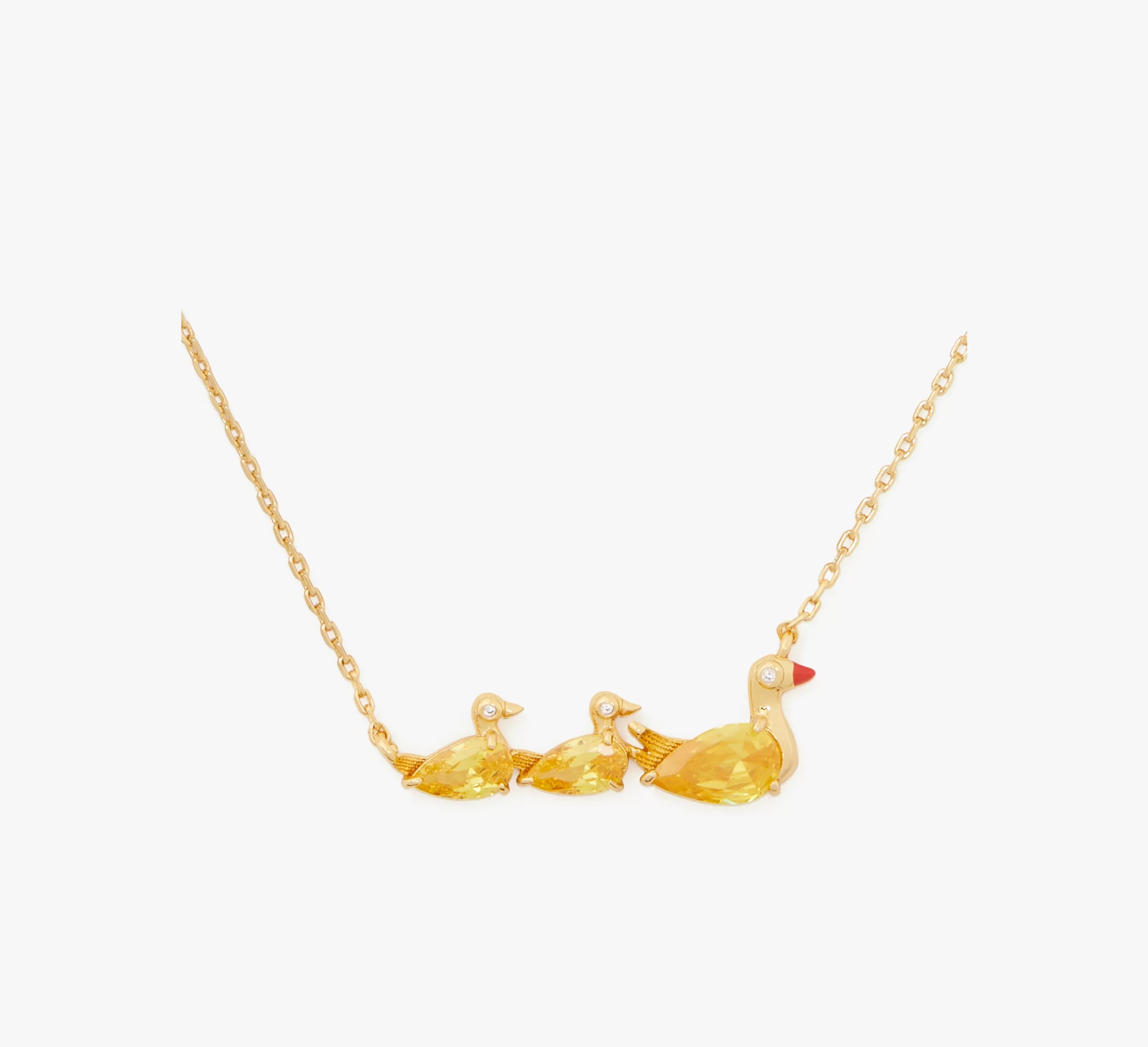 Love You, Mom Ducks In A Row Pendant