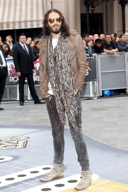 Russell Brand - Rock of Ages premiere in London - Marie Claire - Marie Claire UK