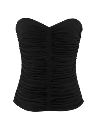 Black Saint Laurent corset