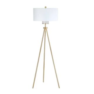 Wayfair white and gold floor lamp