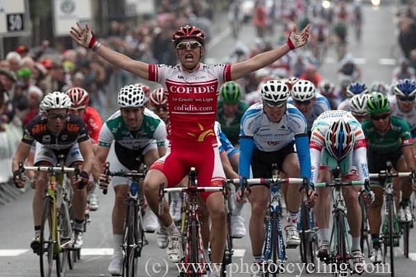 Tony Gallopin (Cofidis) wins over Team Type 1's Jure Kocjan