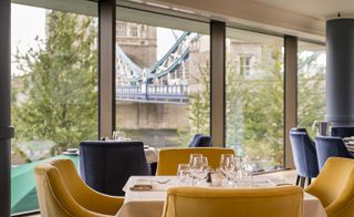 Dinning area at The Ivy Tower Bridge — London, UK