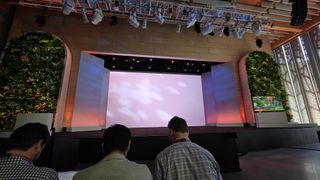 A stage at the Amazon event