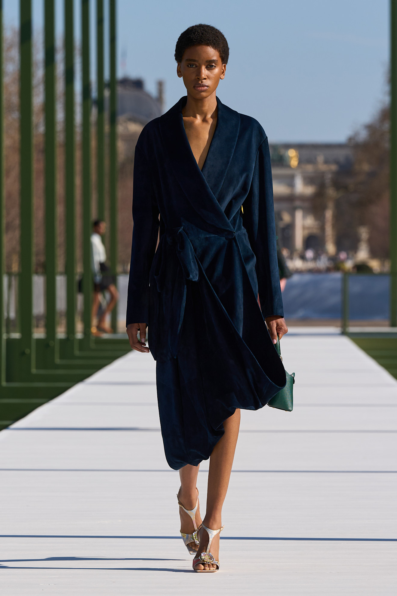 Model walking on a fall/winter 2026 runway.