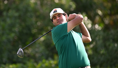 Eugenio Chacarra hits a driver off the tee
