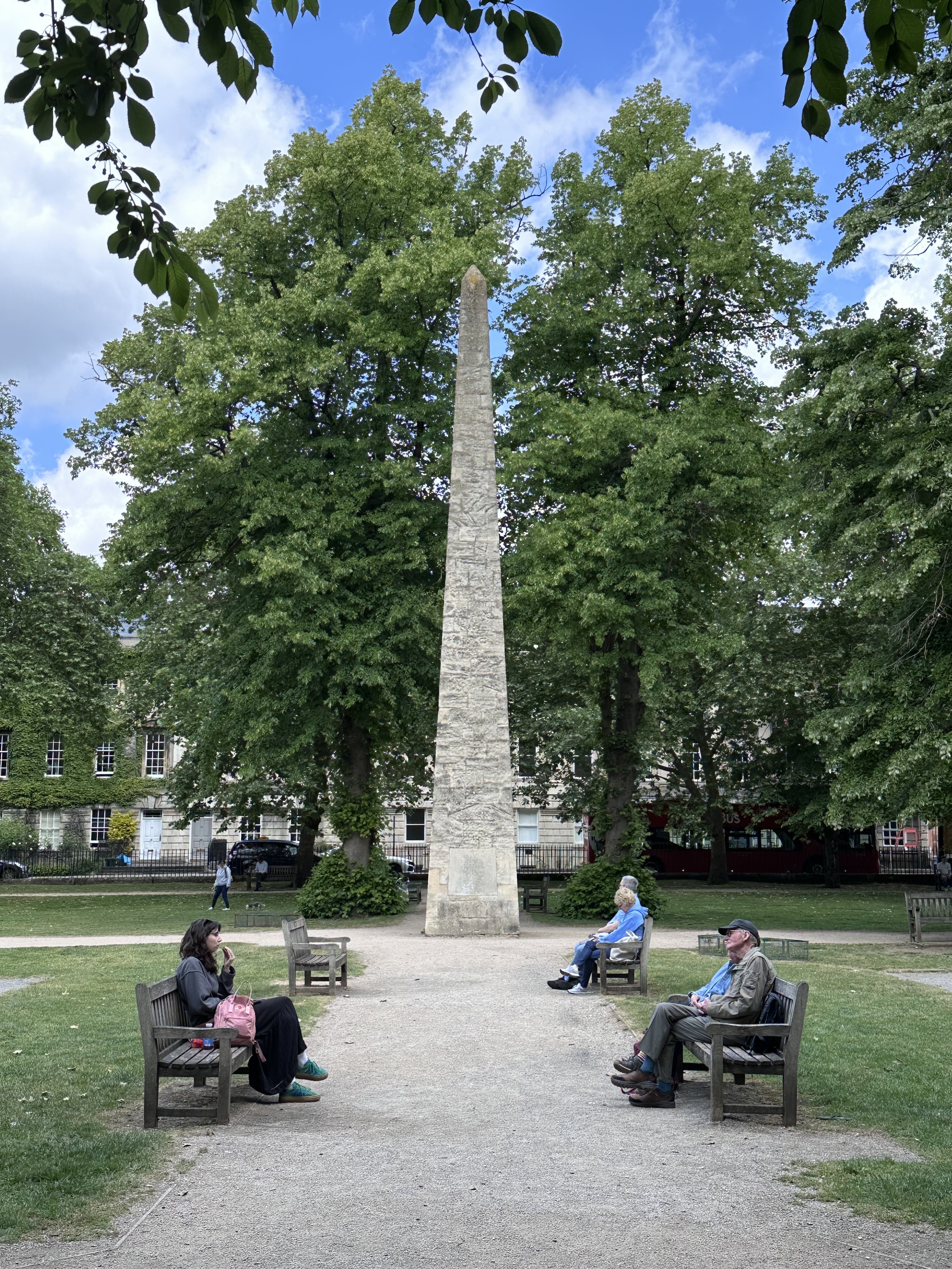 A photo of an obelisk taken on the iPhone main lens at 1.7x zoom