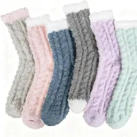 Loritta 6 Pairs Fuzzy Winter Socks Loritta 6 Pairs Fuzzy Winter Socks