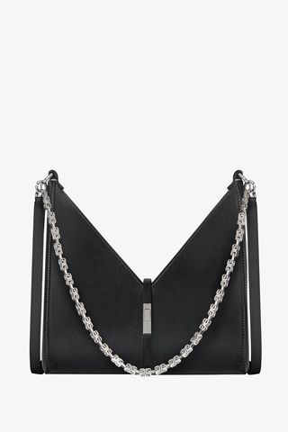 Givenchy, Small Cut Out Bag in Box Leather With Chain
