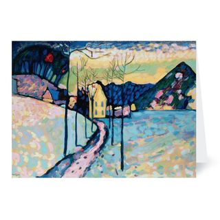 Kandinsky Winter Landscape Holiday Cards