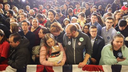 Scenes from Iowa caucus