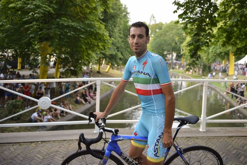 Vincenzo Nibali looking relaxed